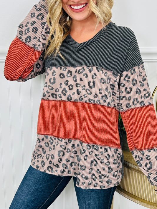 Leopard On Repeat Top- Multiple Colors!