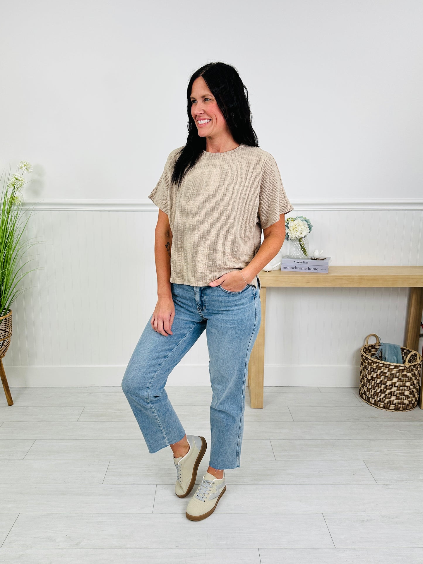 Judy Blue Feel Good Fit Ankle Straight Jeans