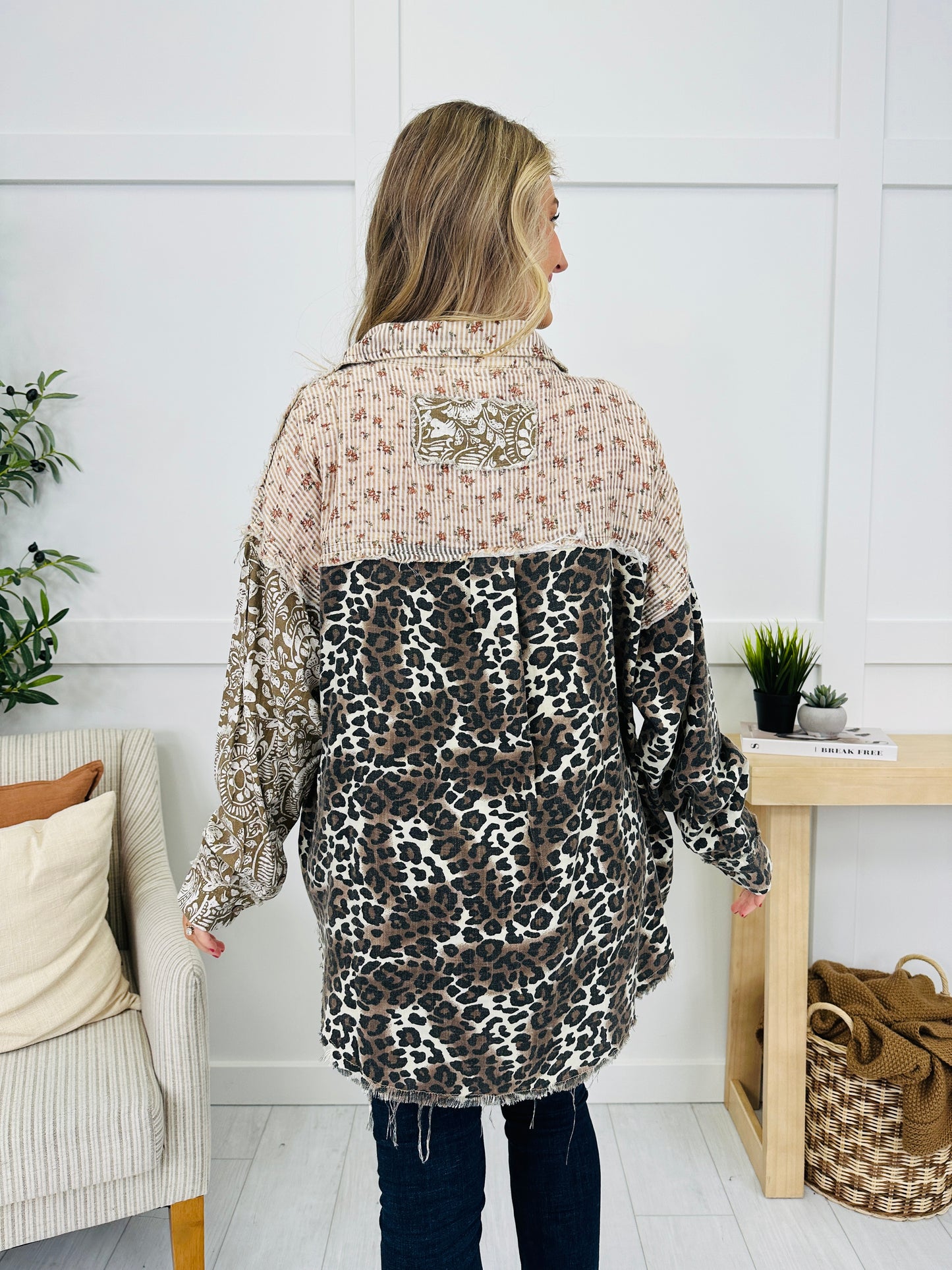 Patterned Paths Shacket