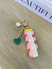 Floral Pop Keychain In Multiple Colors