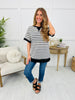 Stripe by Stripe Top In Black