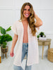 Earn Those Stripes Cardigan In Pink