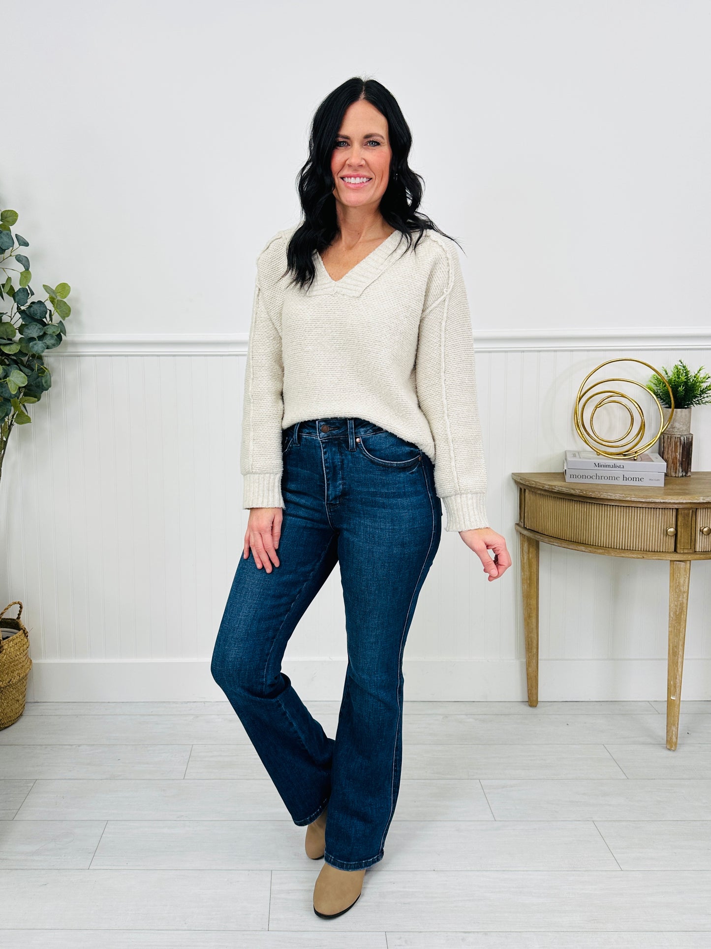 Judy Blue Meant To Be Tummy Control Bootcut Jeans in Three Inseams