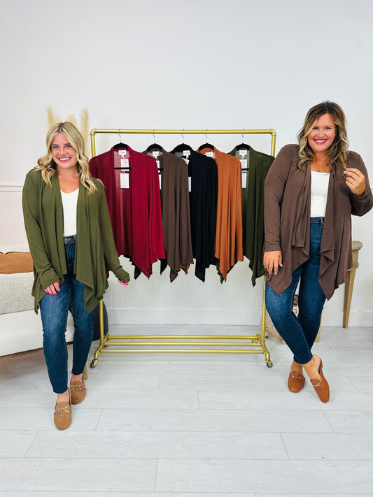 The Perfect Layer Cardigan- Multiple Colors!