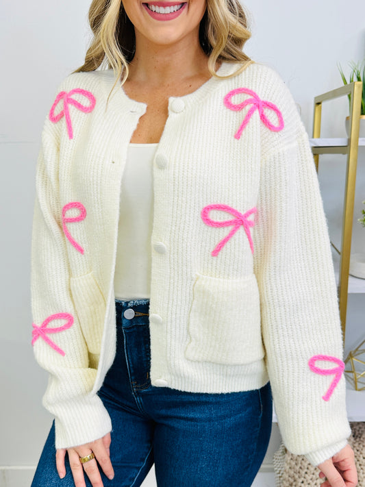 Ribbon Muse Cardigan