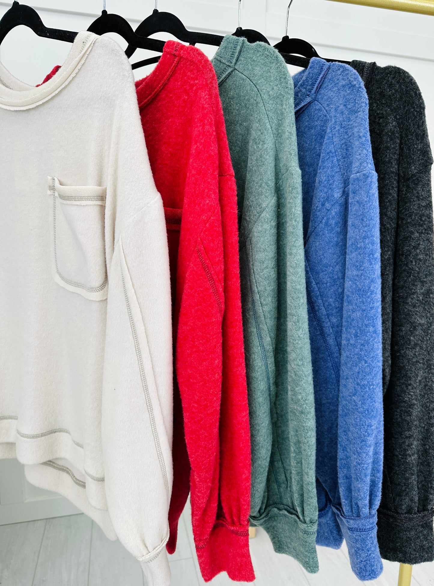 Weekender Mood Top- Multiple Colors!