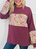 Fall Flowers Top-- Multiple Colors!
