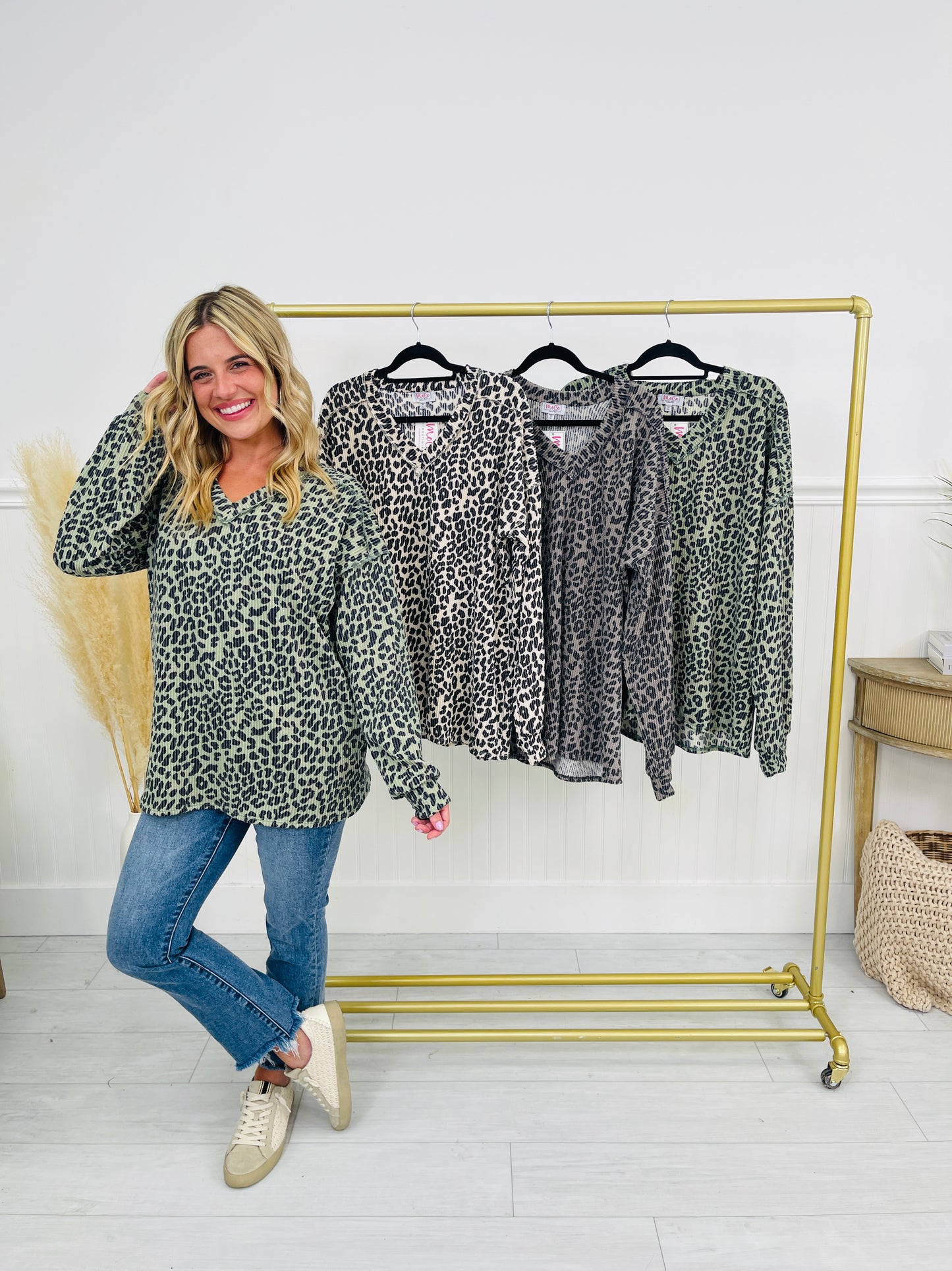 Read Between The Spots Top- Multiple Colors!