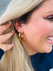 Twirl Me Twice Hoop Earrings in Multiple Colors