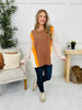 Tonal Twist Pullover In Mocha