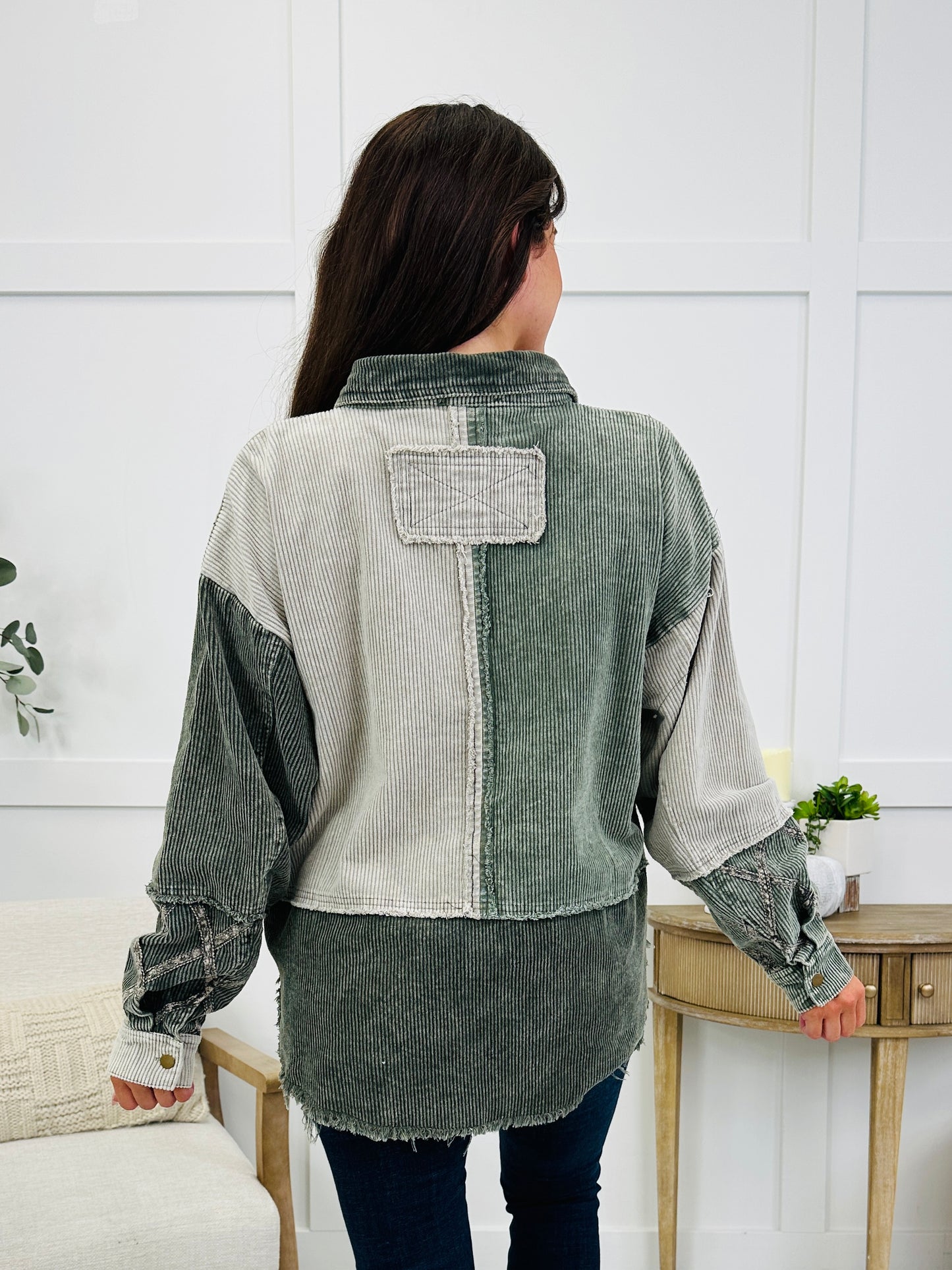Open Range Jacket In Olive