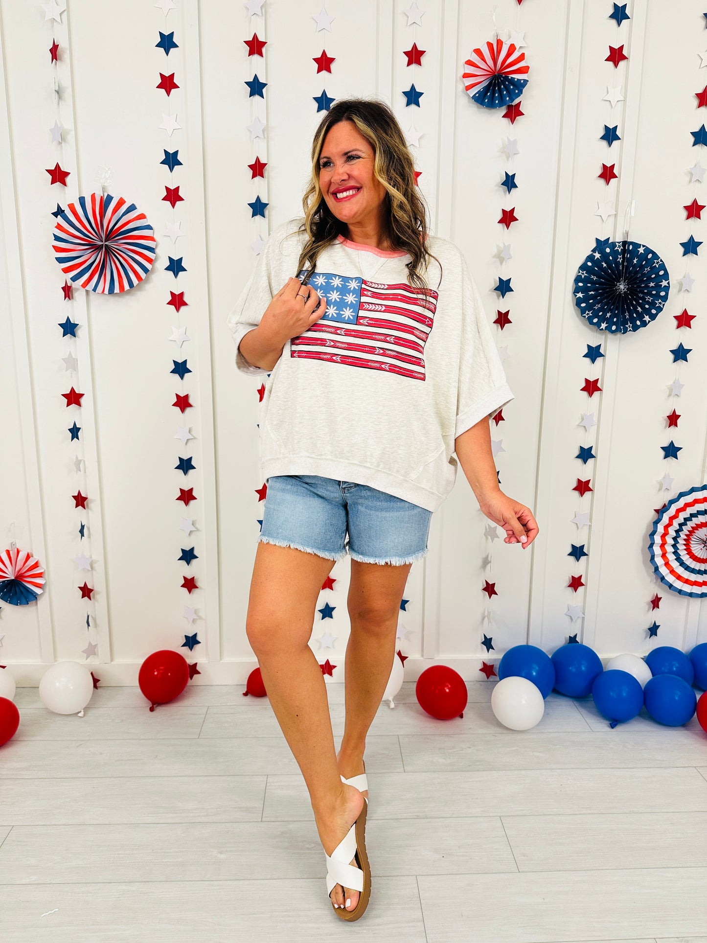 Weekend Patriot Top