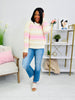 Ever After Knit Sweater in Pink Mix