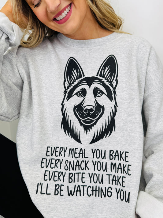 I'll Be Watching You Graphic Crewneck Sweatshirt