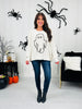 Hey Boo Sweater In Ivory