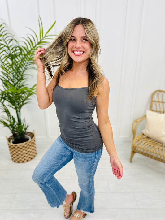 Shapewear Tank With Spaghetti Straps - Multiple Colors!