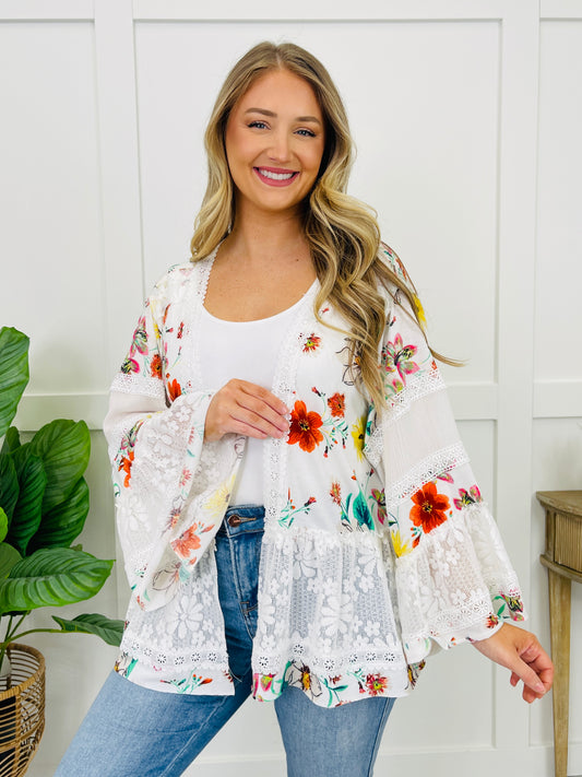 Simple Love Cardigan In Ivory