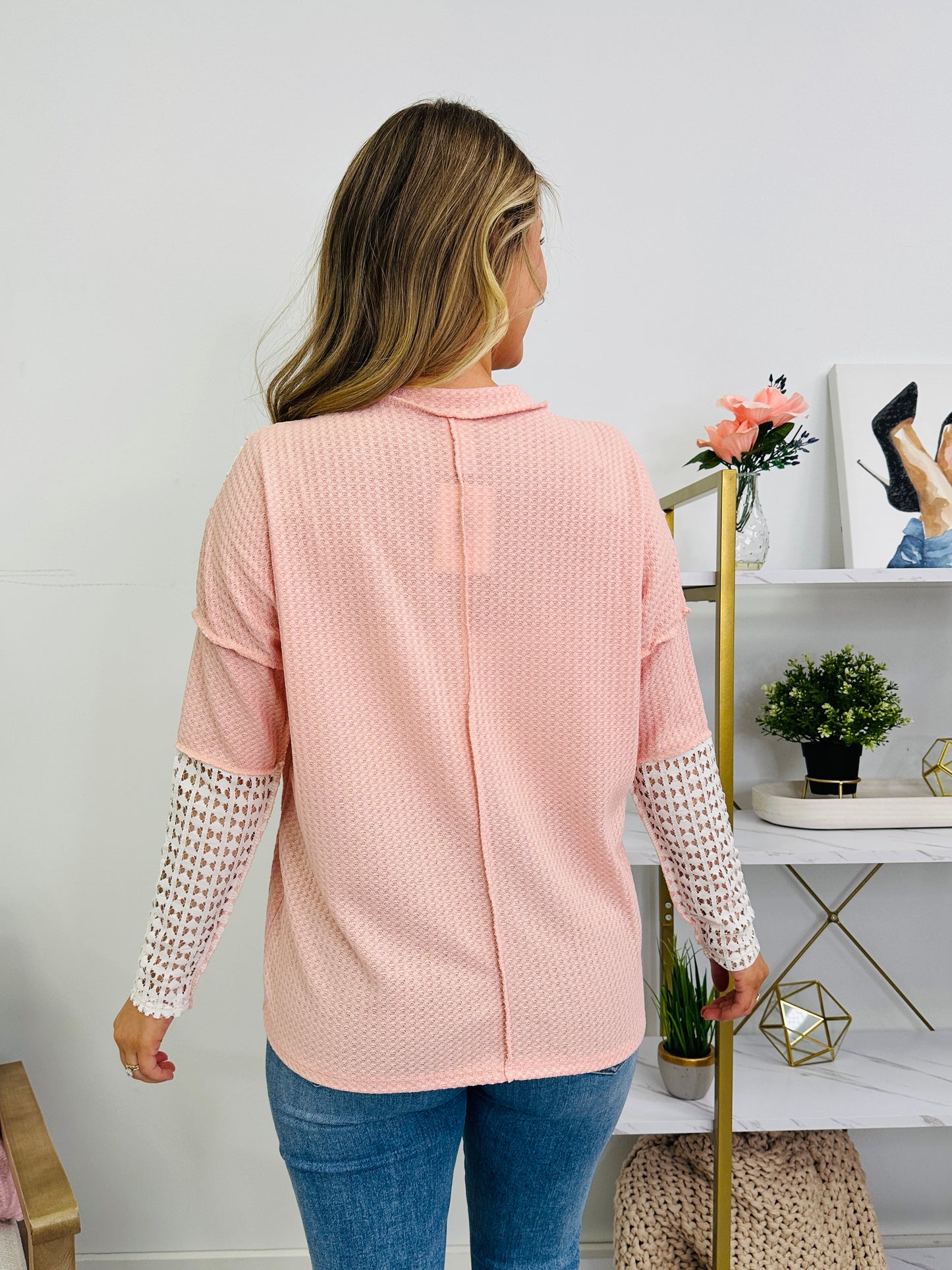 A Story in Every Seam Top In Pink