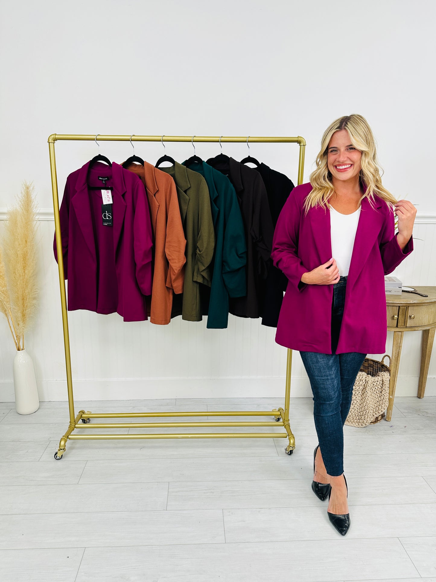 Best Selling Boss Lady Magic Blazer- Multiple Colors!