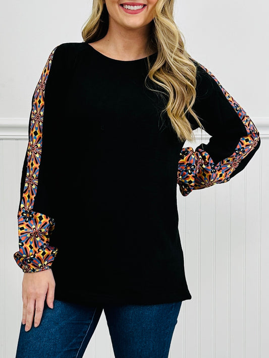 Echoed Elegance Top