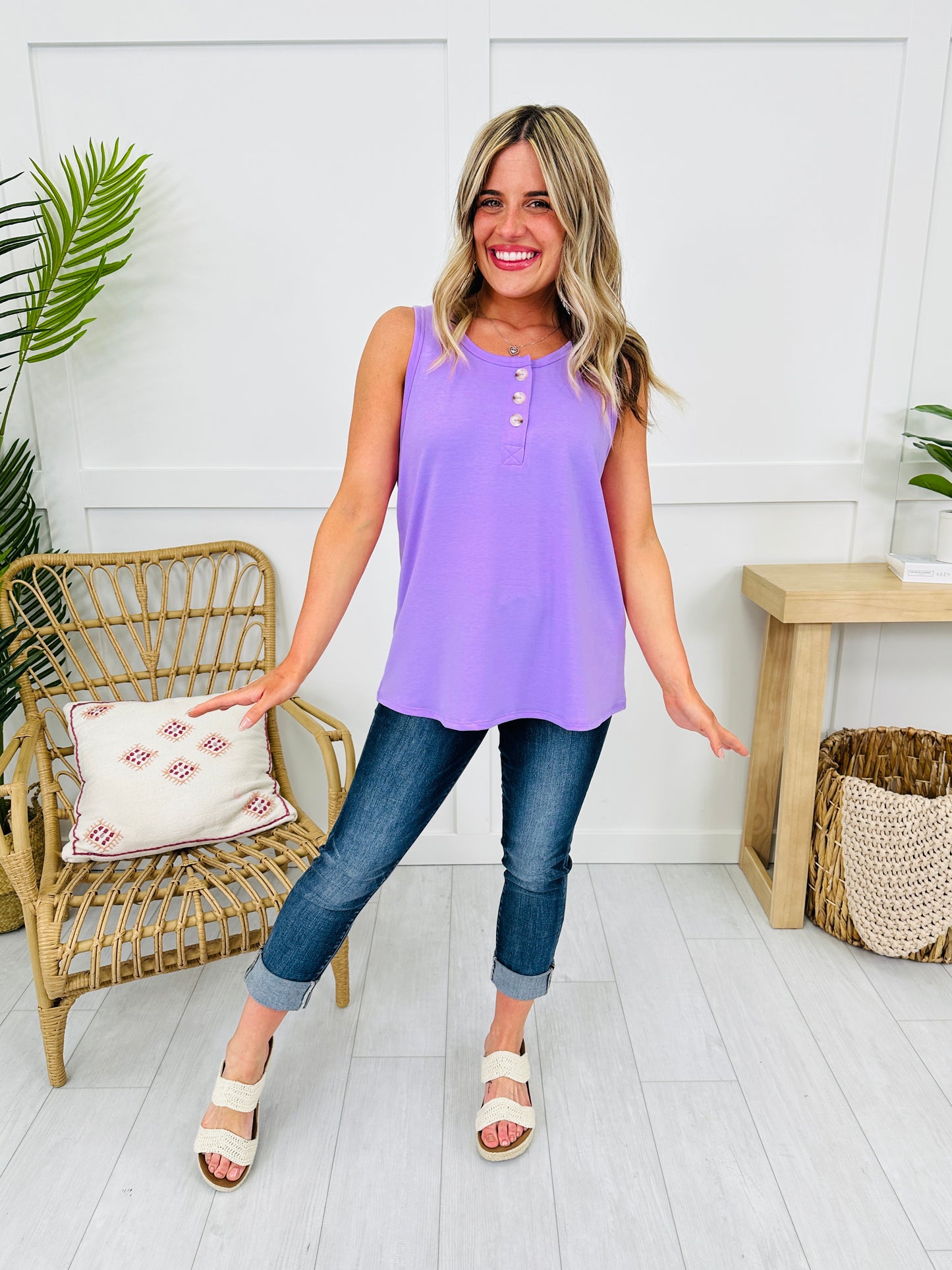 Not A Cloud In The Sky Tank Top-- Multiple Colors!