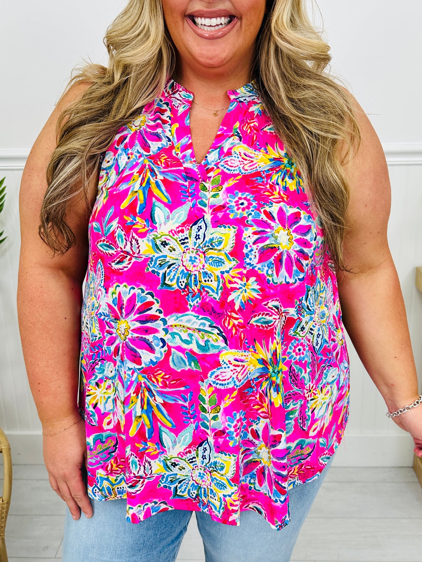 Sunny Days Tank Top in Cape Cod Print