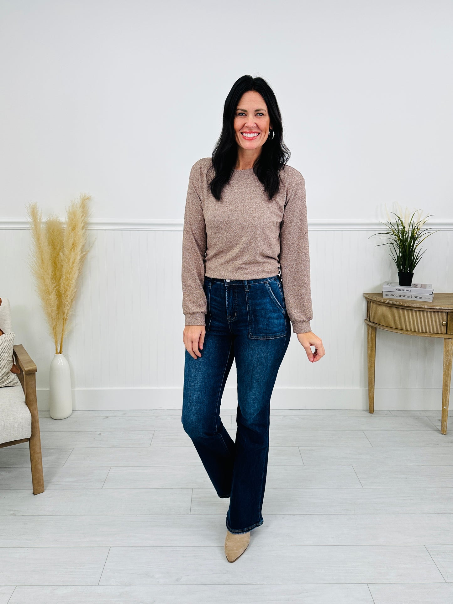 Pocket Goals Tummy Control Bootcut Jeans