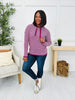 Sweet On Repeat Pullover in Dark Magenta