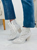 Dance With A Sparkle Booties In White