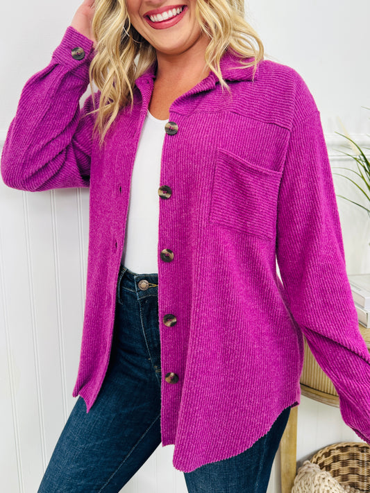 Time To Lounge Shacket- Multiple Colors!