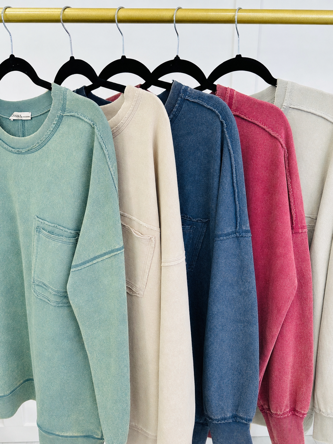 Weekend Wash Pullover In Multiple Colors