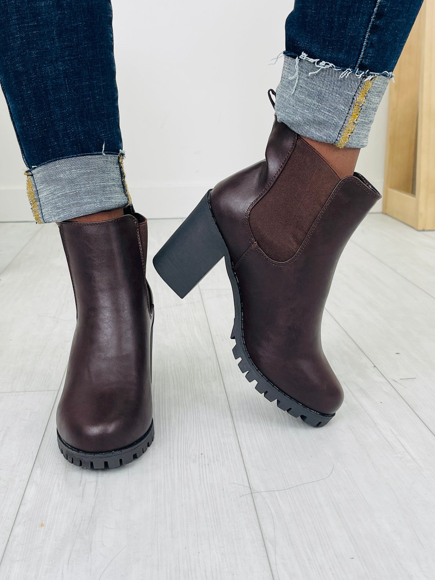 Grounded Goals Booties in Brown