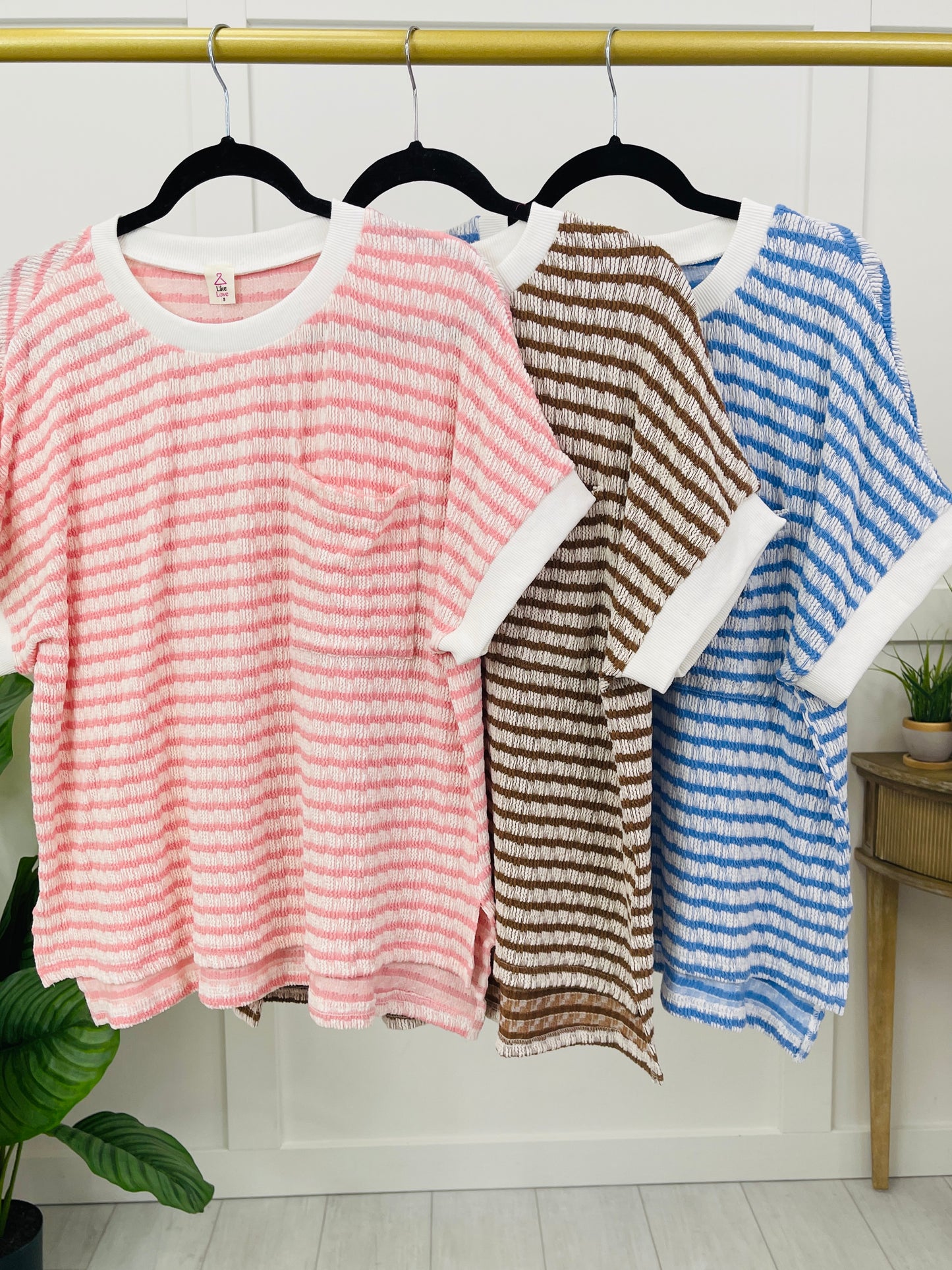 Easy Days Stripe Top In Multiple Colors