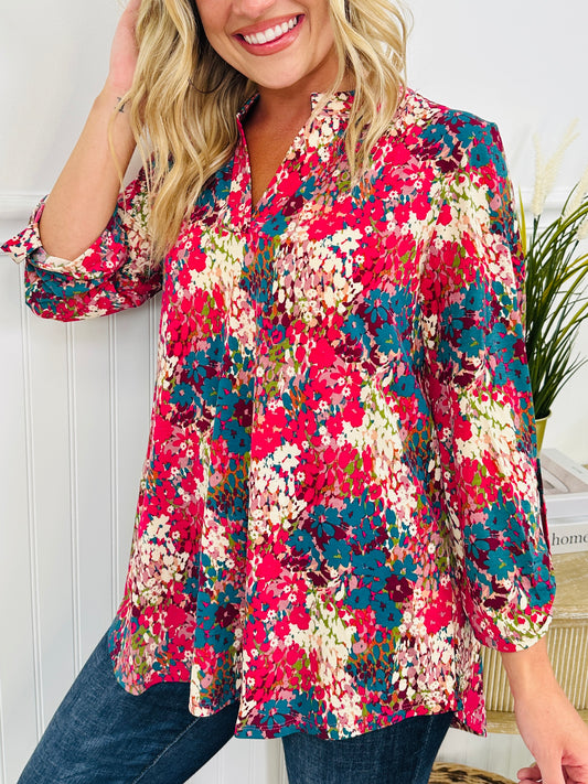 Fall Into You Top in Wine