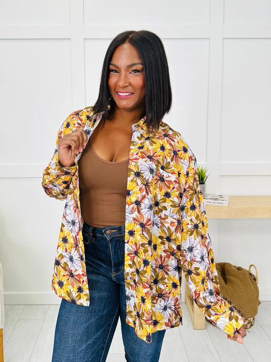 Golden Hour Blooms Top