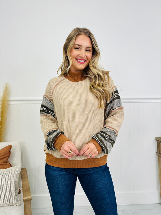 Stripe It Lucky Pullover