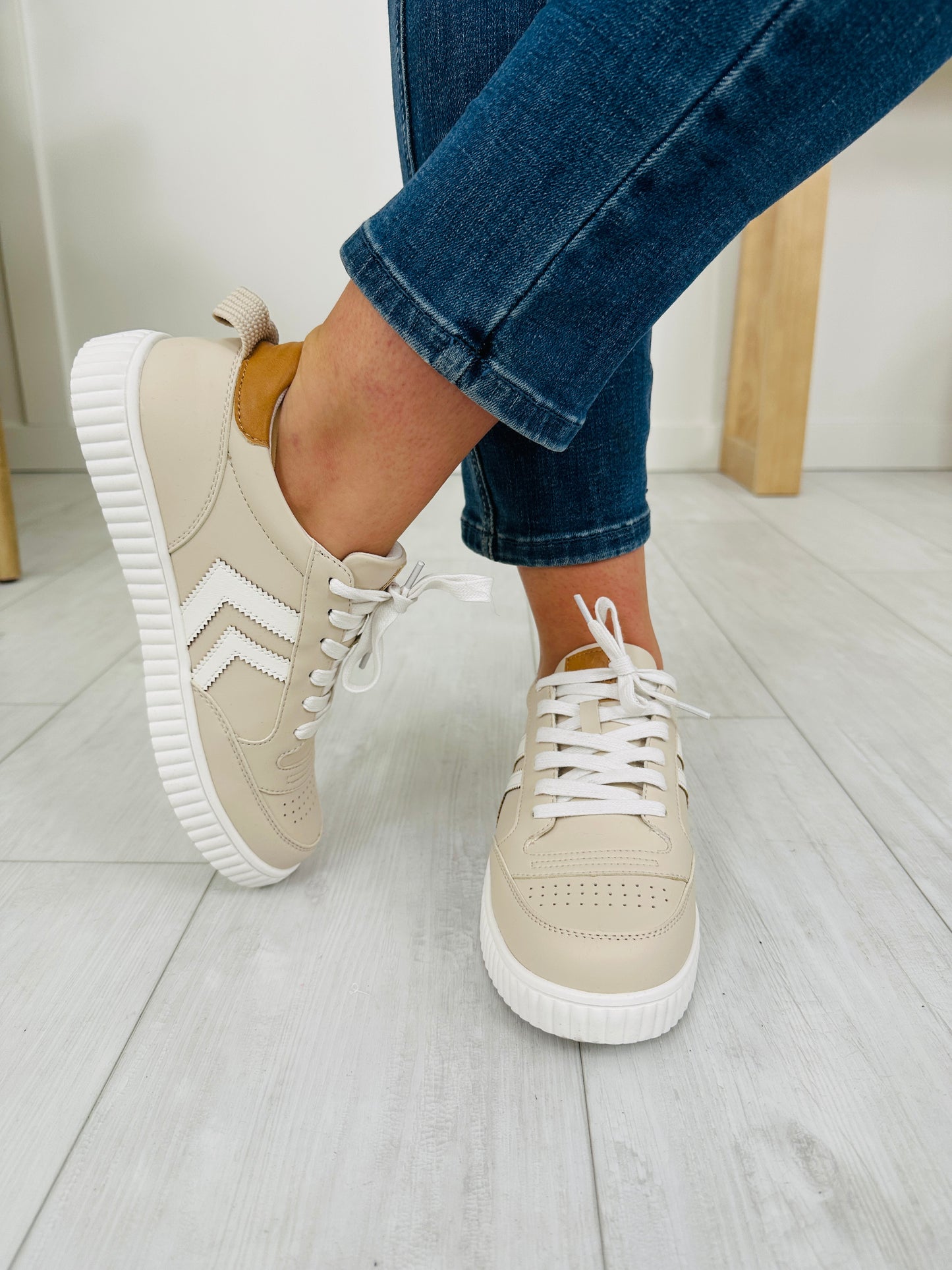 Cloud Stride Sneakers in Sand