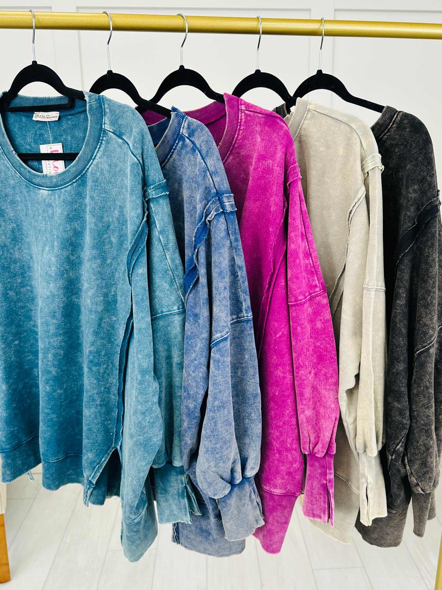 The Fadeaway Pullover- Multiple Colors!