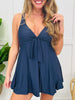 The Lindsay Swim Dress in Navy