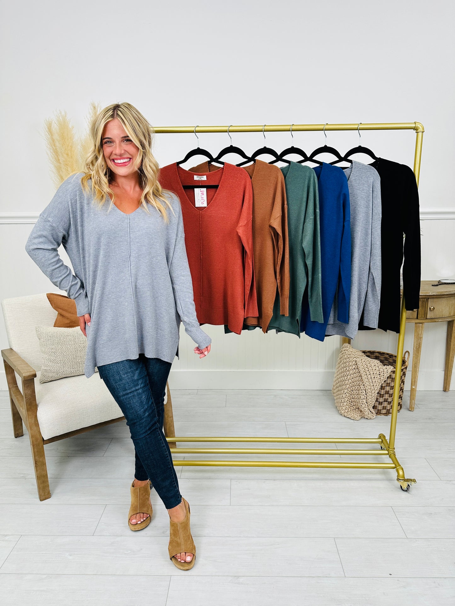 Fall Feels Sweater In Multiple Colors