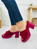 Velvet Voltage Heels in Fuchsia