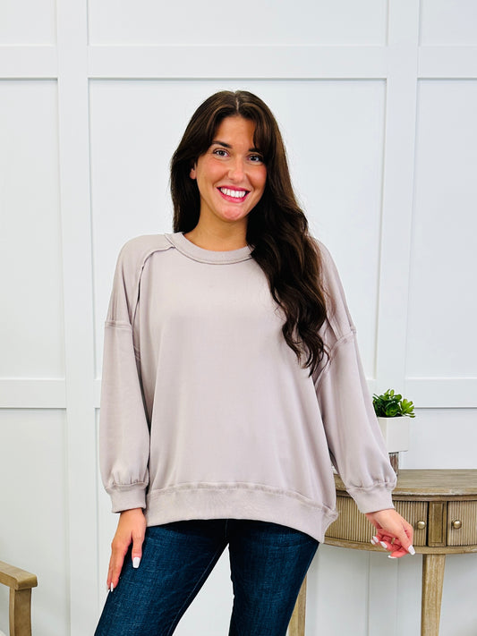Calm & Collected Pullover In Multiple Colors