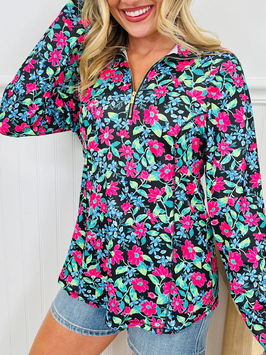 Where Spring Begins Top in Inlet Beach Print