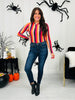 Boo Stripes Top