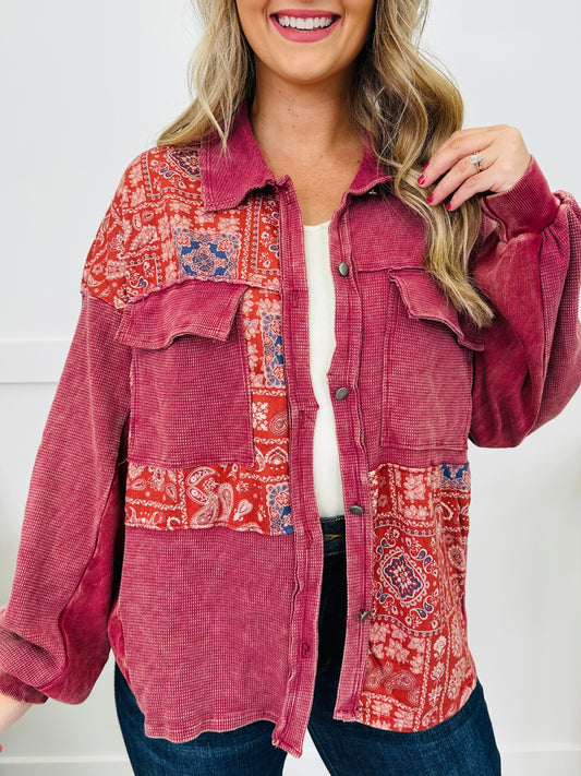 Paisley Trails Shacket