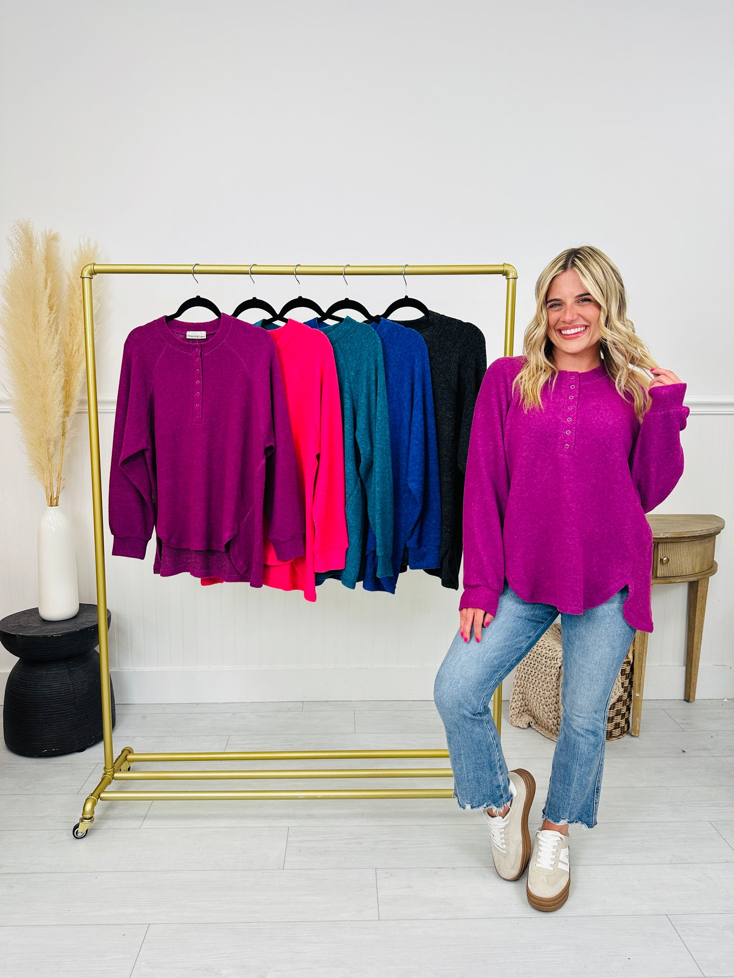 Cozy Crush Top- Multiple Colors!