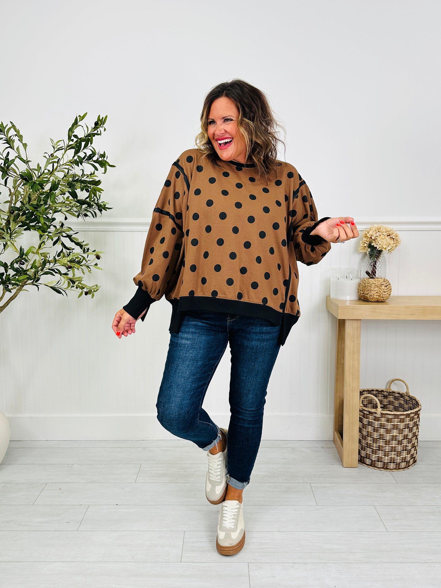 Connect The Dots Top In Multiple Colors