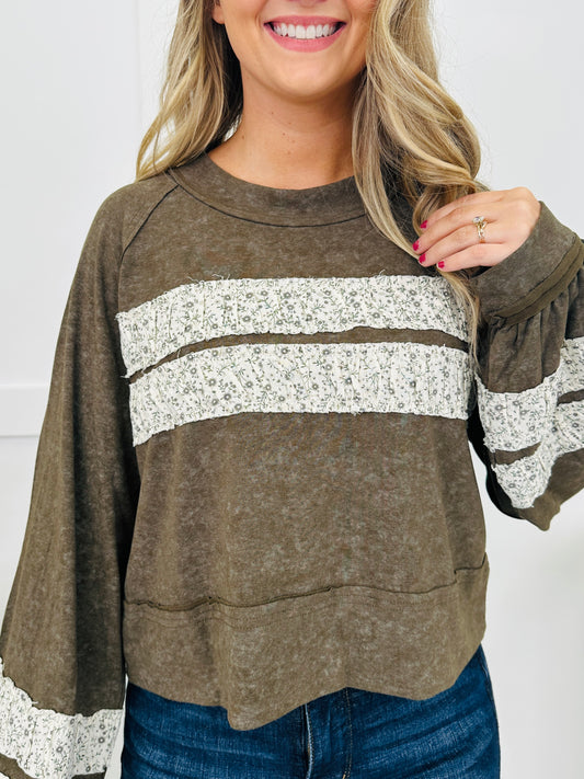 Stay In Style Top in Olive