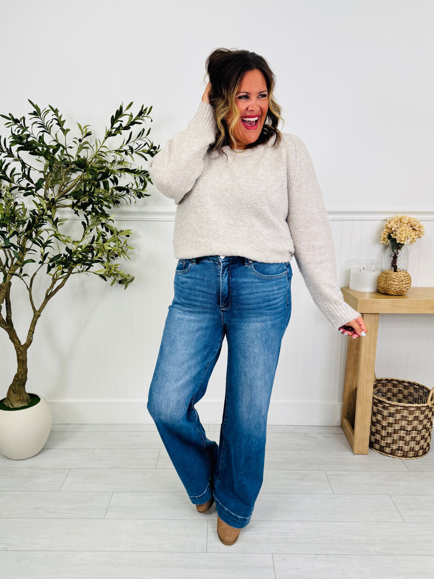 Ready to Roll Retro Wide Leg Jeans in Three Inseams