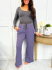 Lounging Around Pants In Purple/Brown